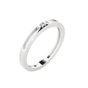 1/20 ctw Round Lab Grown Diamond Ring