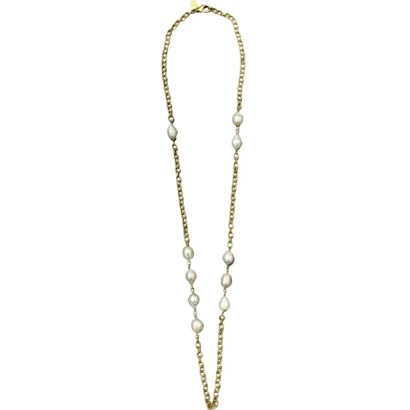 135-01-G | THE GOLDIE NECKLACE IN GOLD 37"