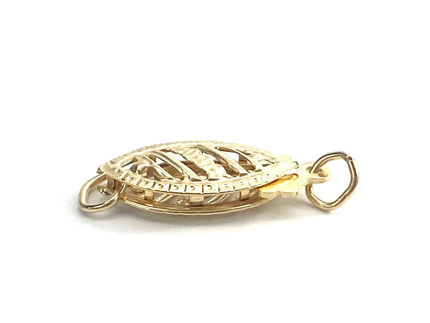 14K Solid Gold Clasp, Sku#11-17-824