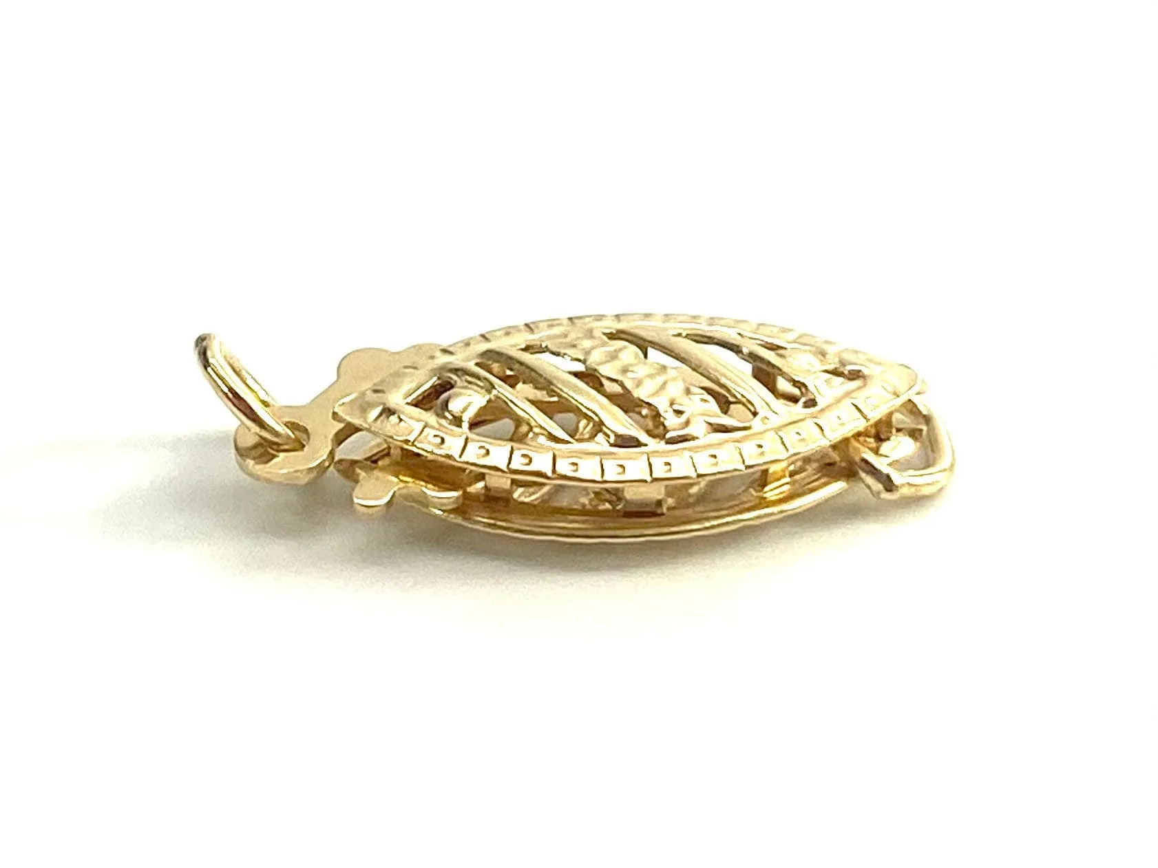 14K Solid Gold Clasp, Sku#11-17-824