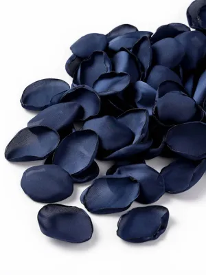 200pcs Navy Blue Silk Rose Petals