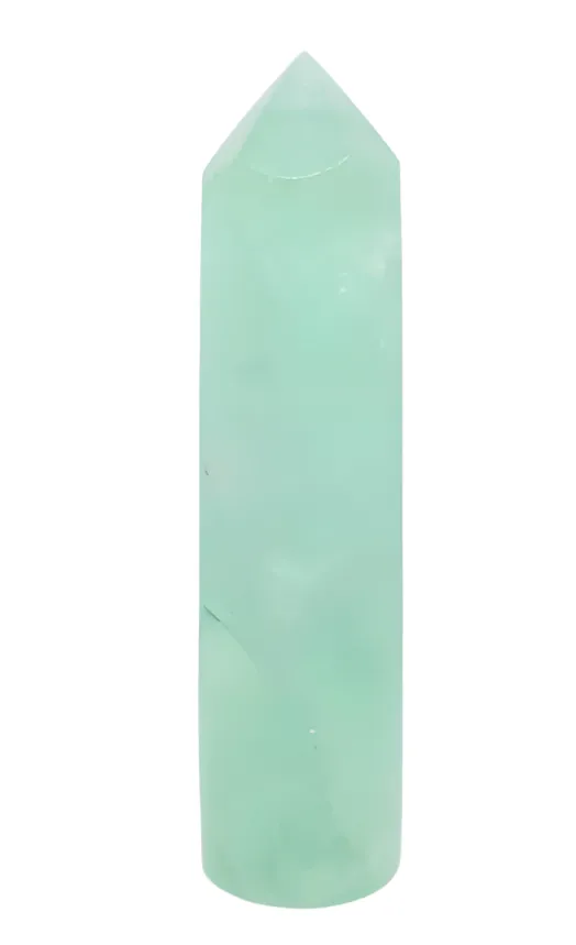 265G Green Fluorite Crystal Tower