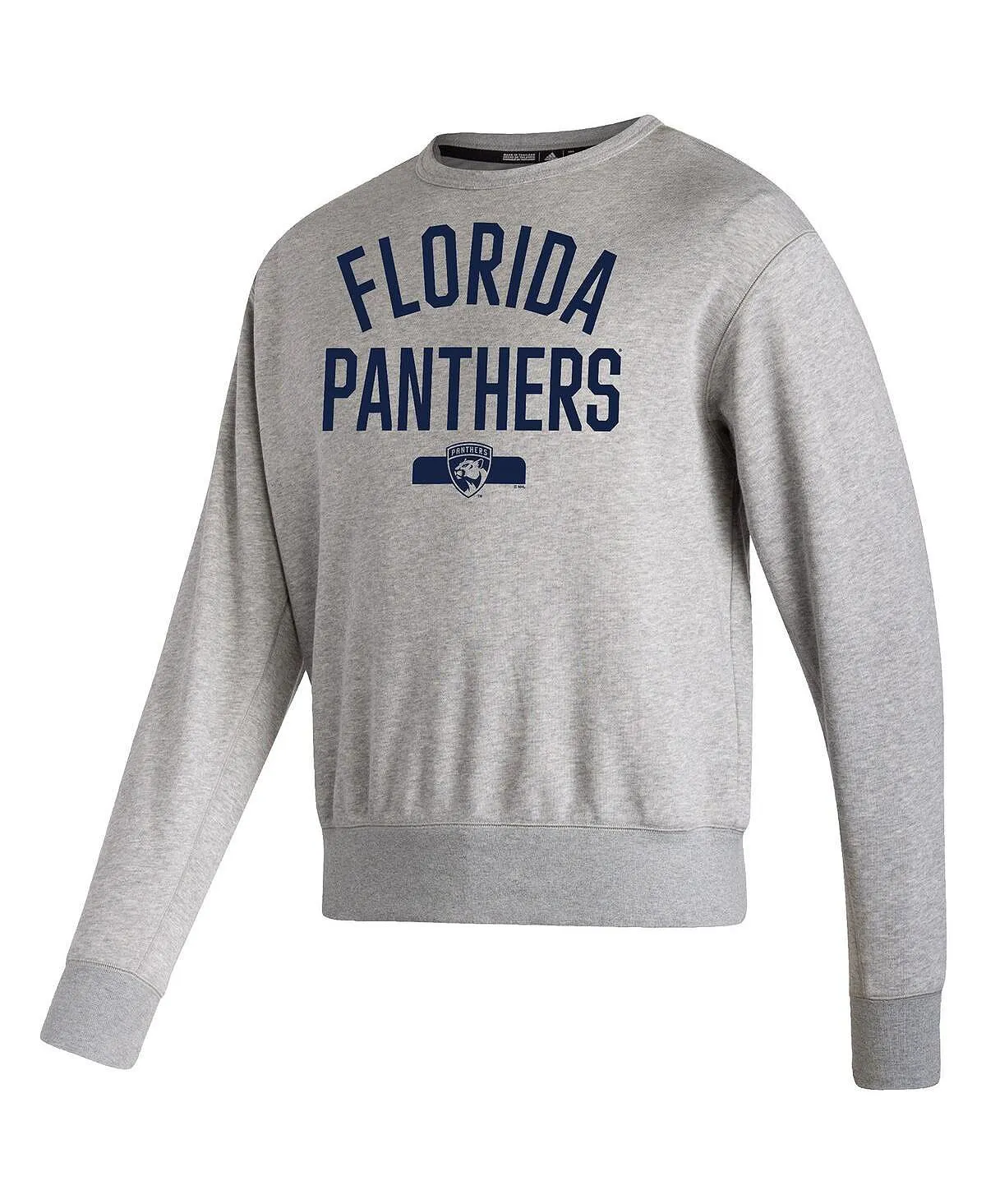 adidas Men's Gray Vintage Florida Panthers Hoodie Gray