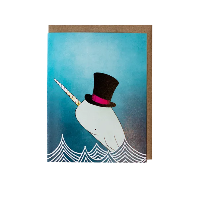 Card - All Occasion - Magic Narwhal by Red Umbrella