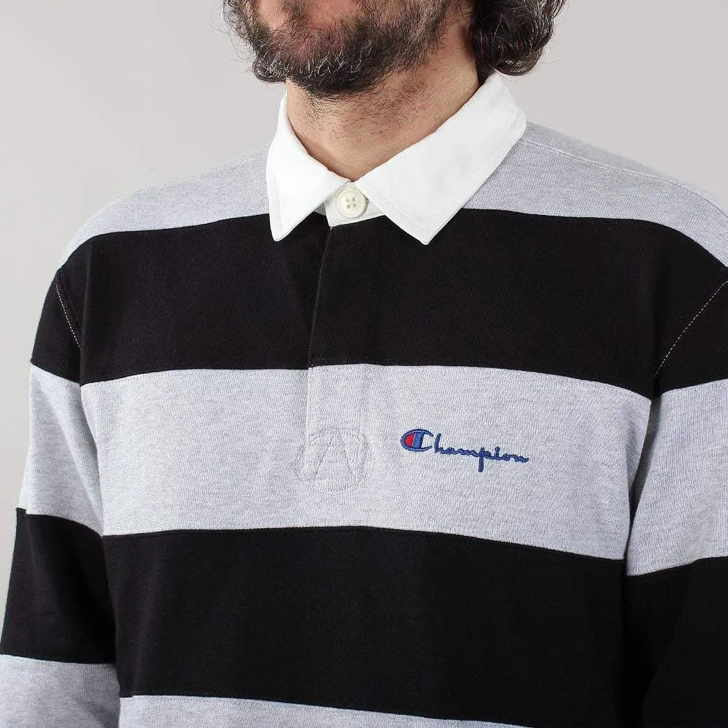 Champion Reverse Weave Long Sleeve Polo Shirt