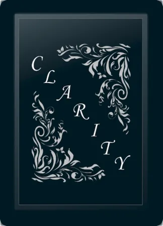 Clarity Floral Diagonal Silver Logo Panel