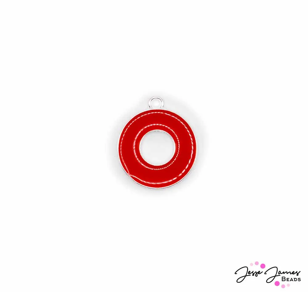 JPhresh Designs Donut Charm in Red