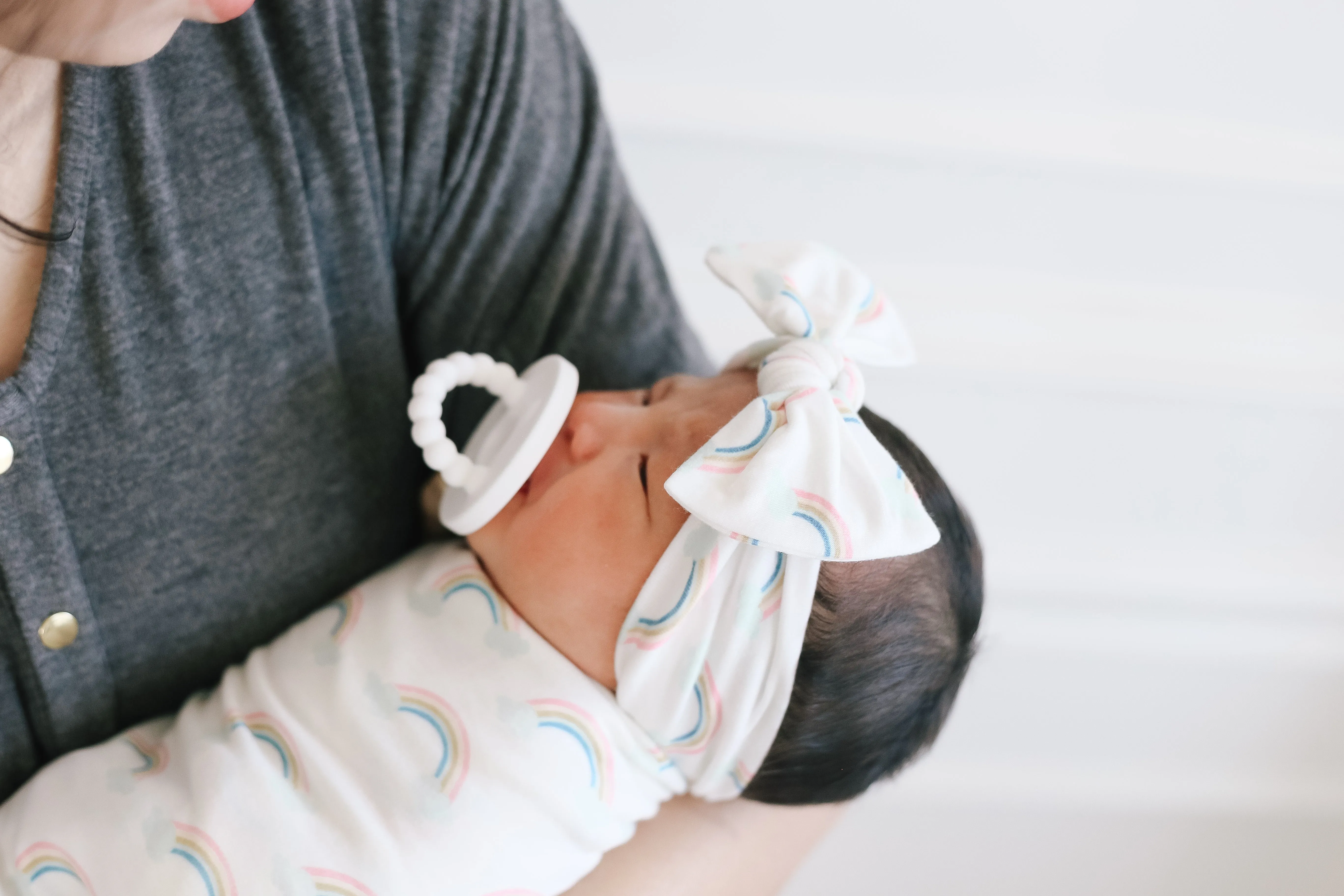 Knit Headband Bow - Daydream