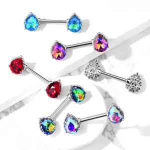 La Femme Teardrops Nipple Ring