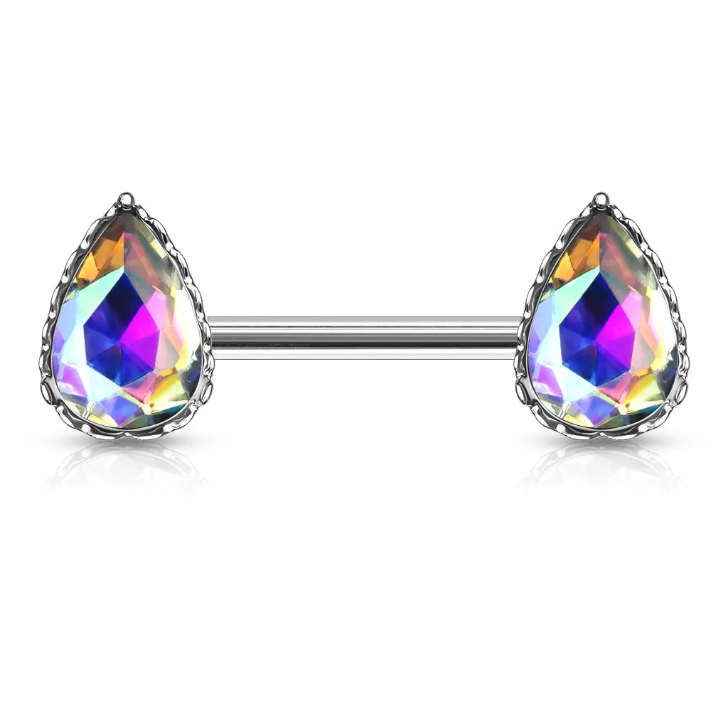 La Femme Teardrops Nipple Ring