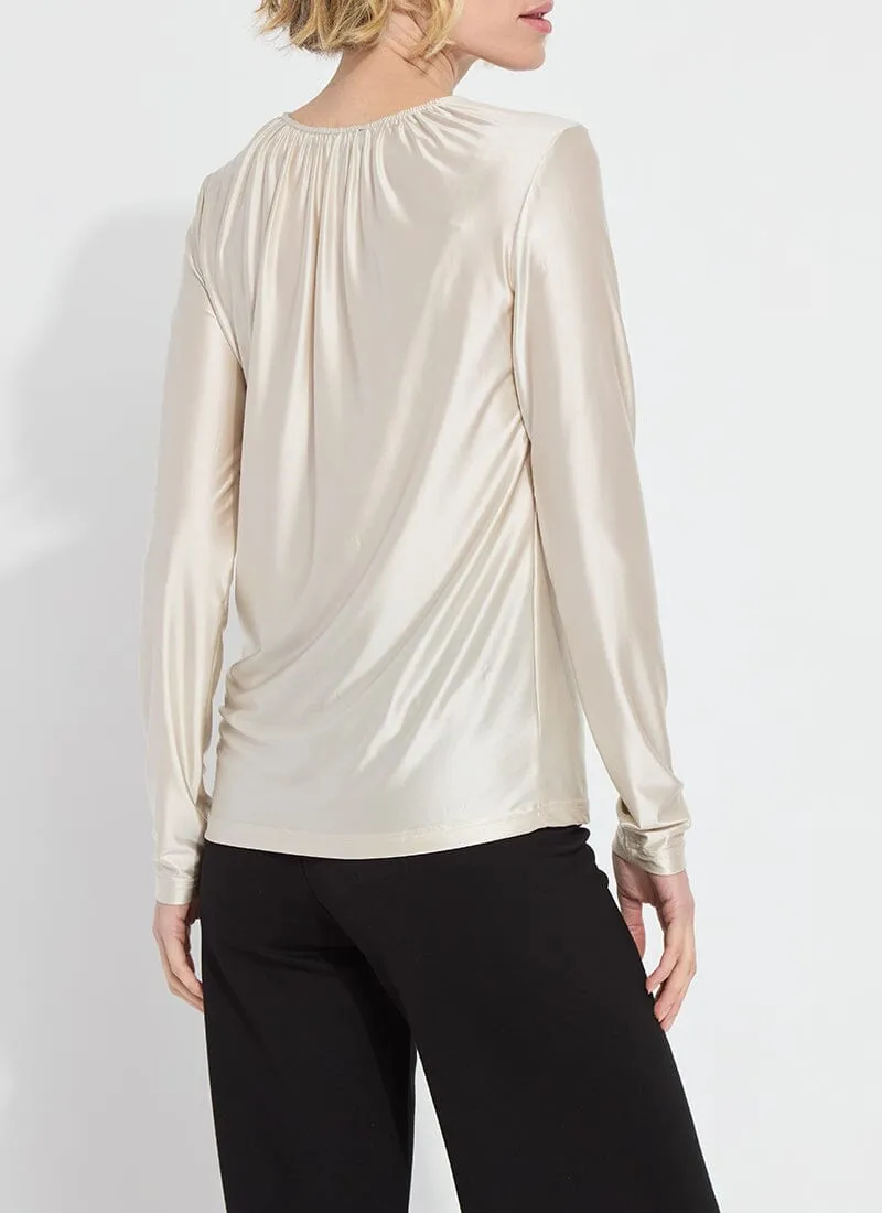 Larissa Satin Jersey Top