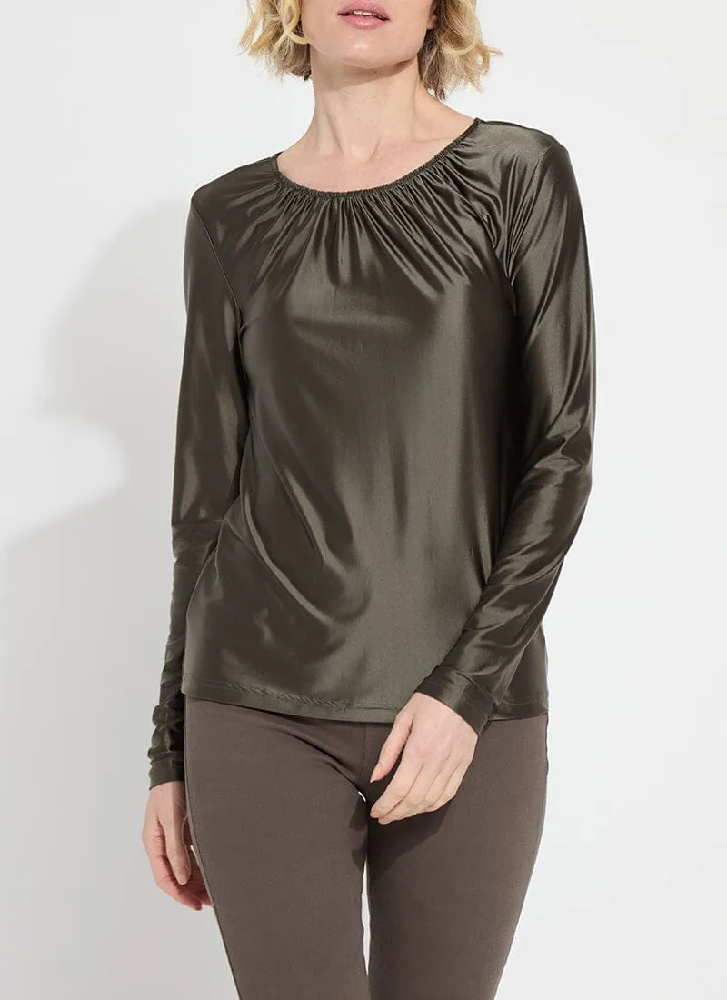 Larissa Satin Jersey Top