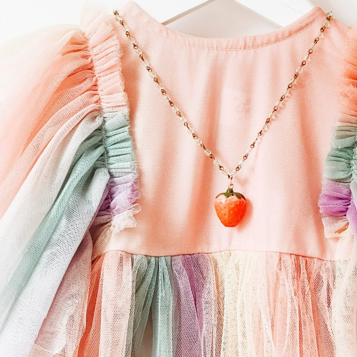 Nest Pretty Things | Kids Strawberry Charm Necklace