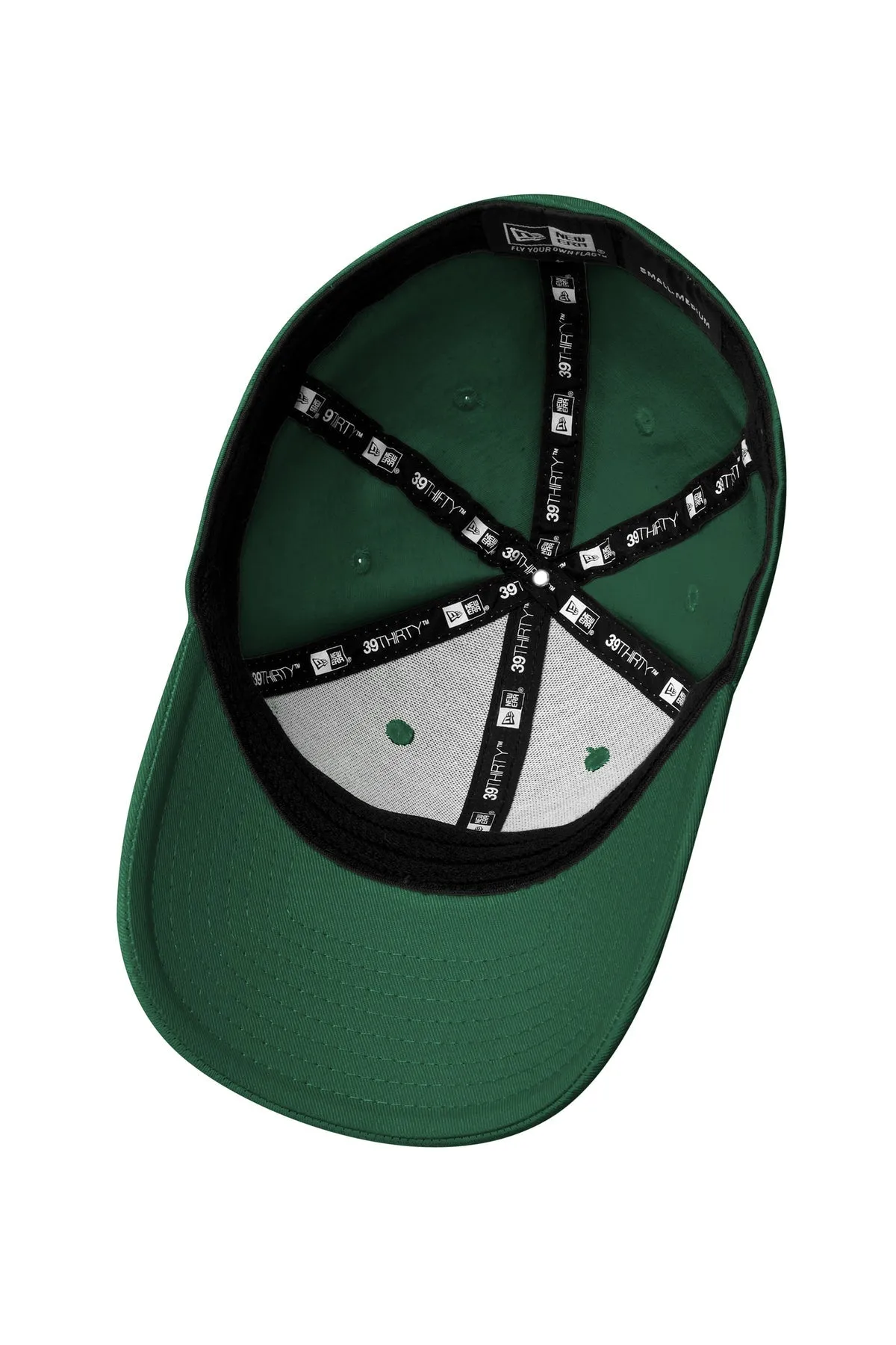 New Era Structured Stretch Custom Caps, Dark Green