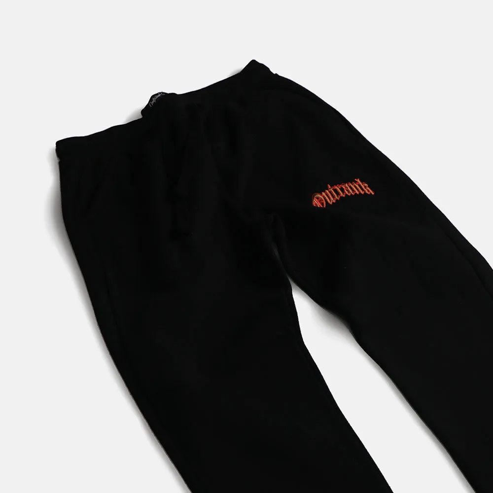 No Breaking Us Embroidered Joggers