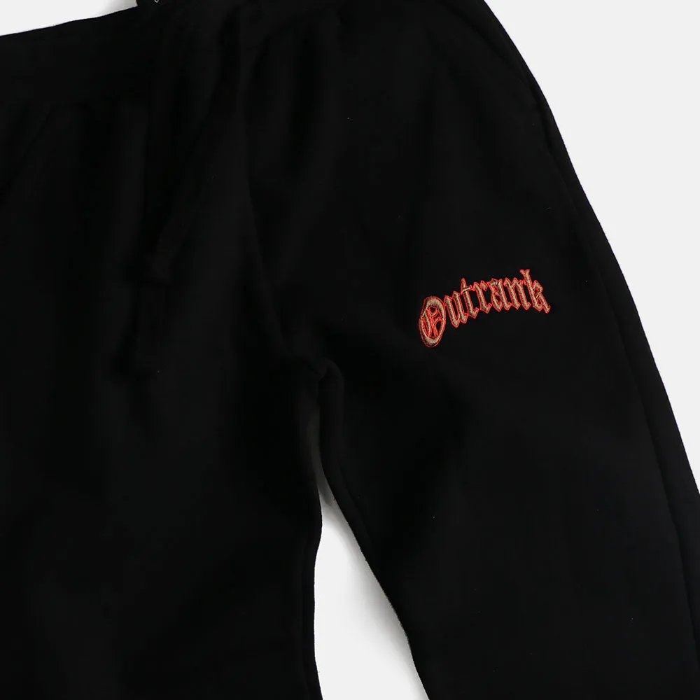 No Breaking Us Embroidered Joggers