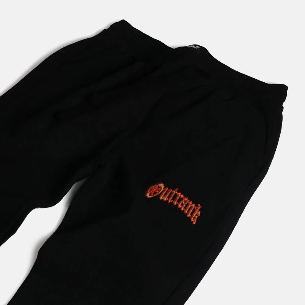 No Breaking Us Embroidered Joggers