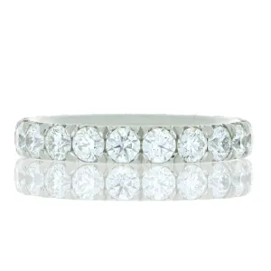 Platinum Diamond Eternity Band