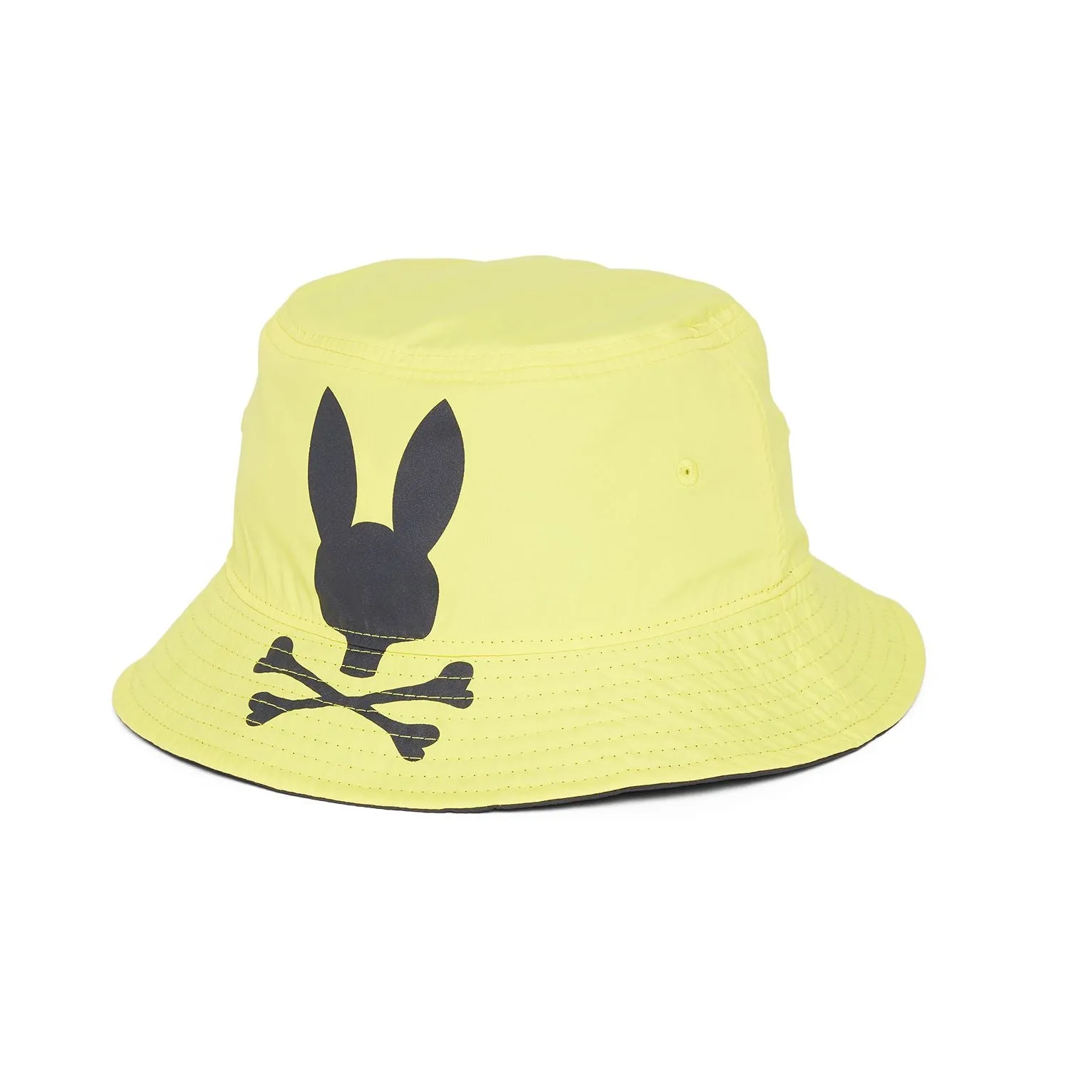 Psycho Bunny Lloyds Reversible Bucket Hat - Navy/Neon