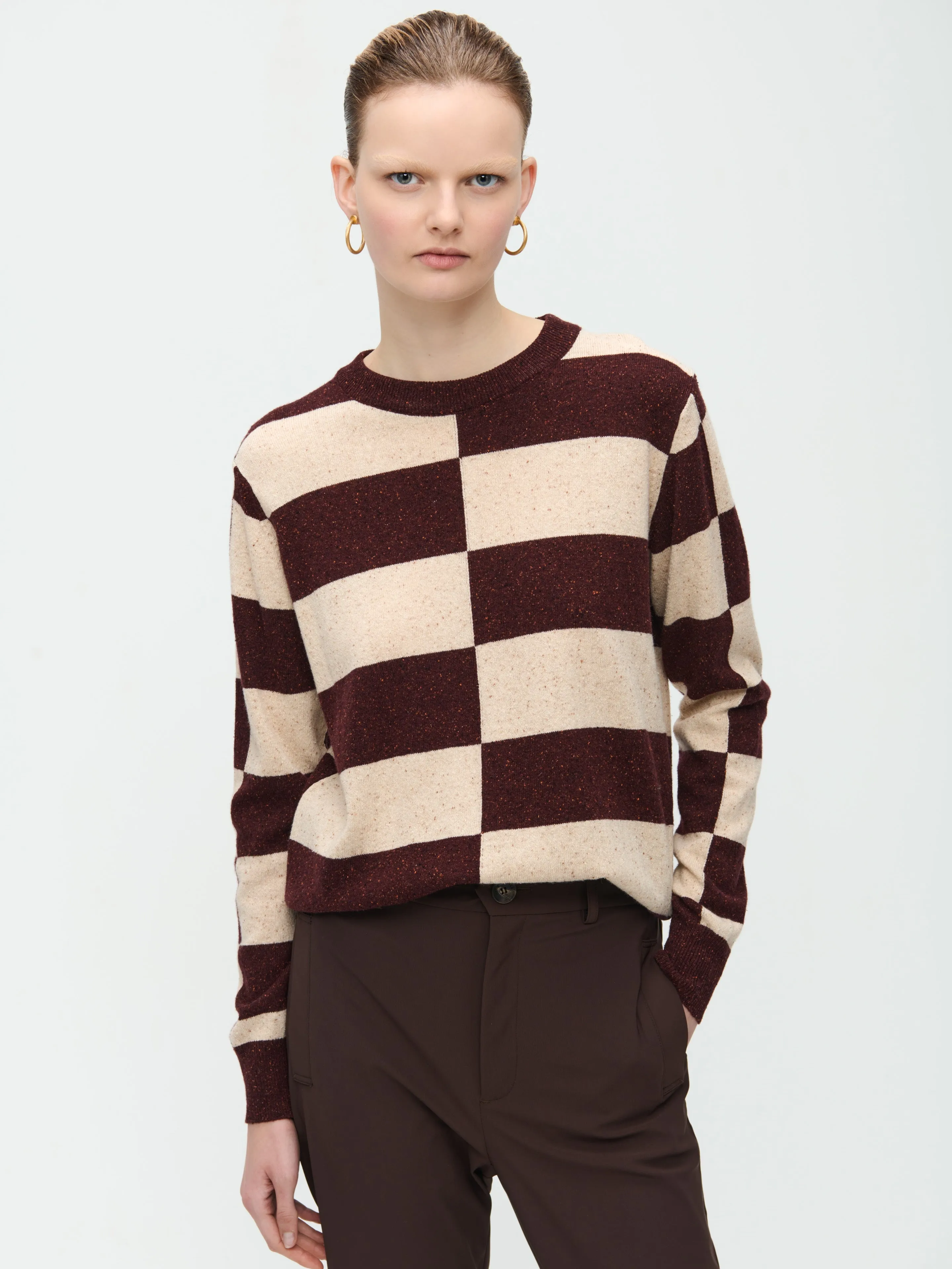 Pullover Dustin | Bordo Beige