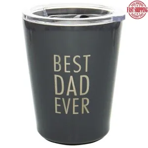 Stainless Steel Coffee Tumbler 12 oz. Best Dad EVER