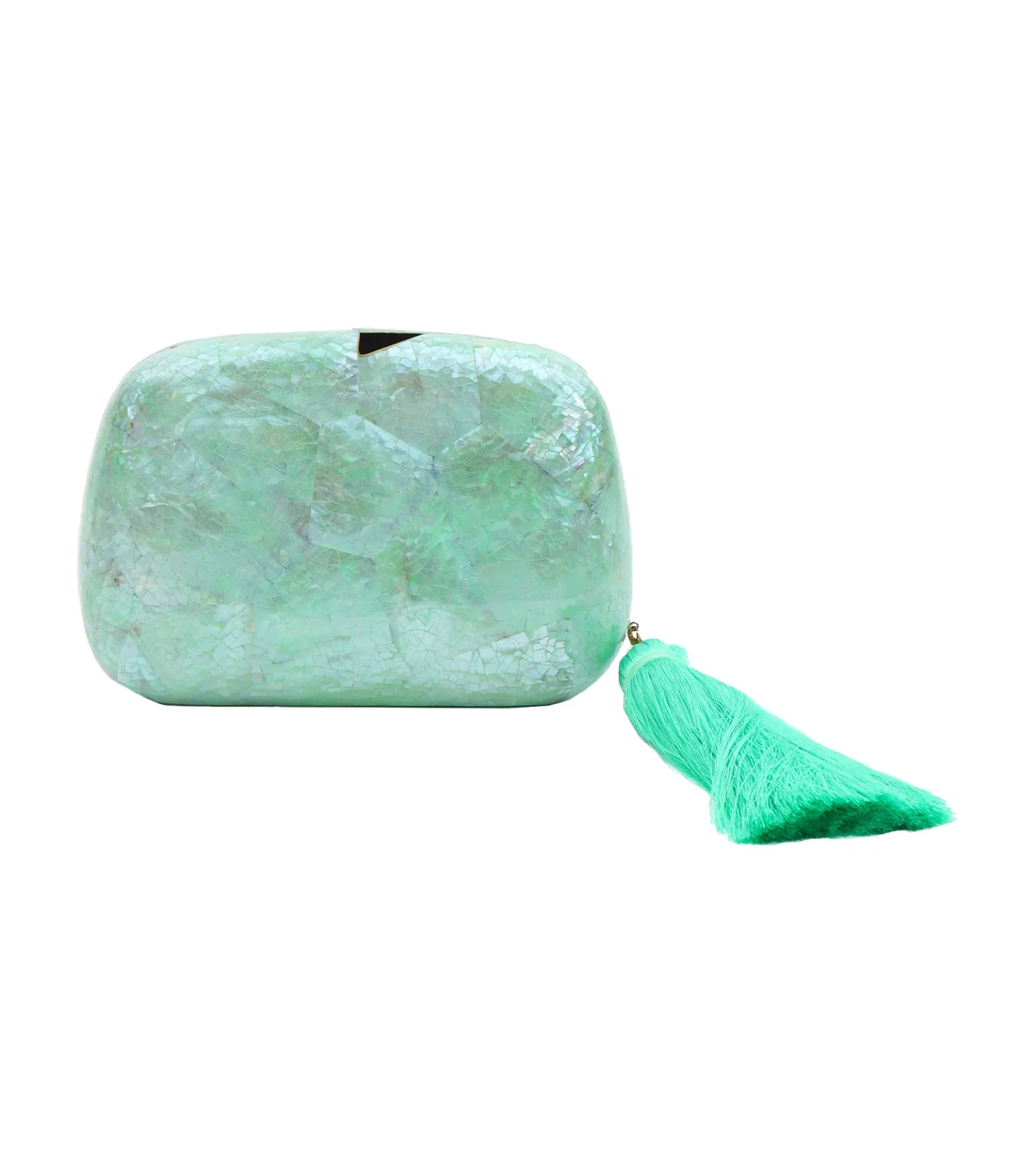 Stella Rhombus Minaudiere Mint Green