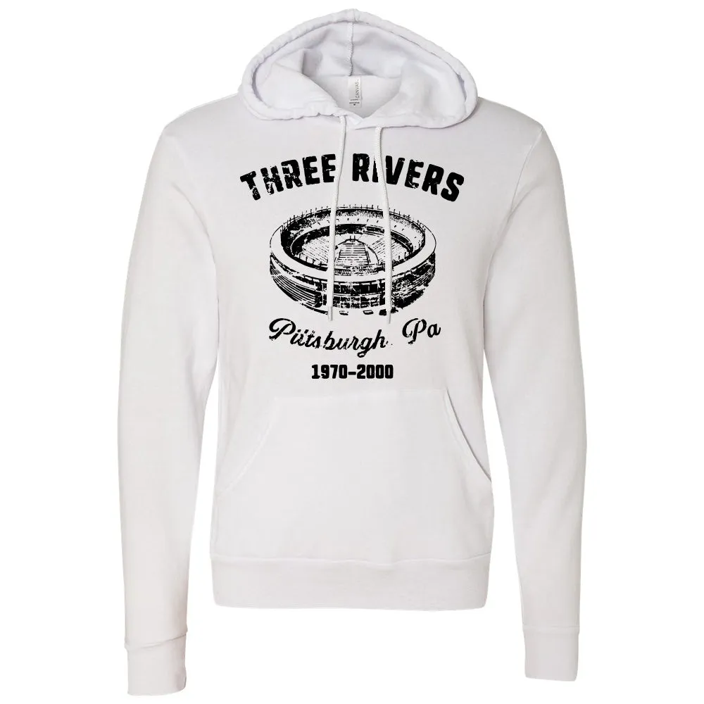 Three Rivers Pullover Hoodie | Three Rivers White Pullover Hoodie