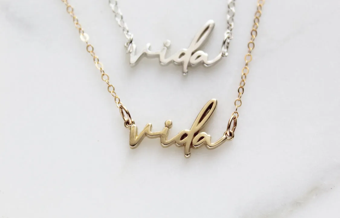 Vida Necklace (Sterling Silver) *Sale*