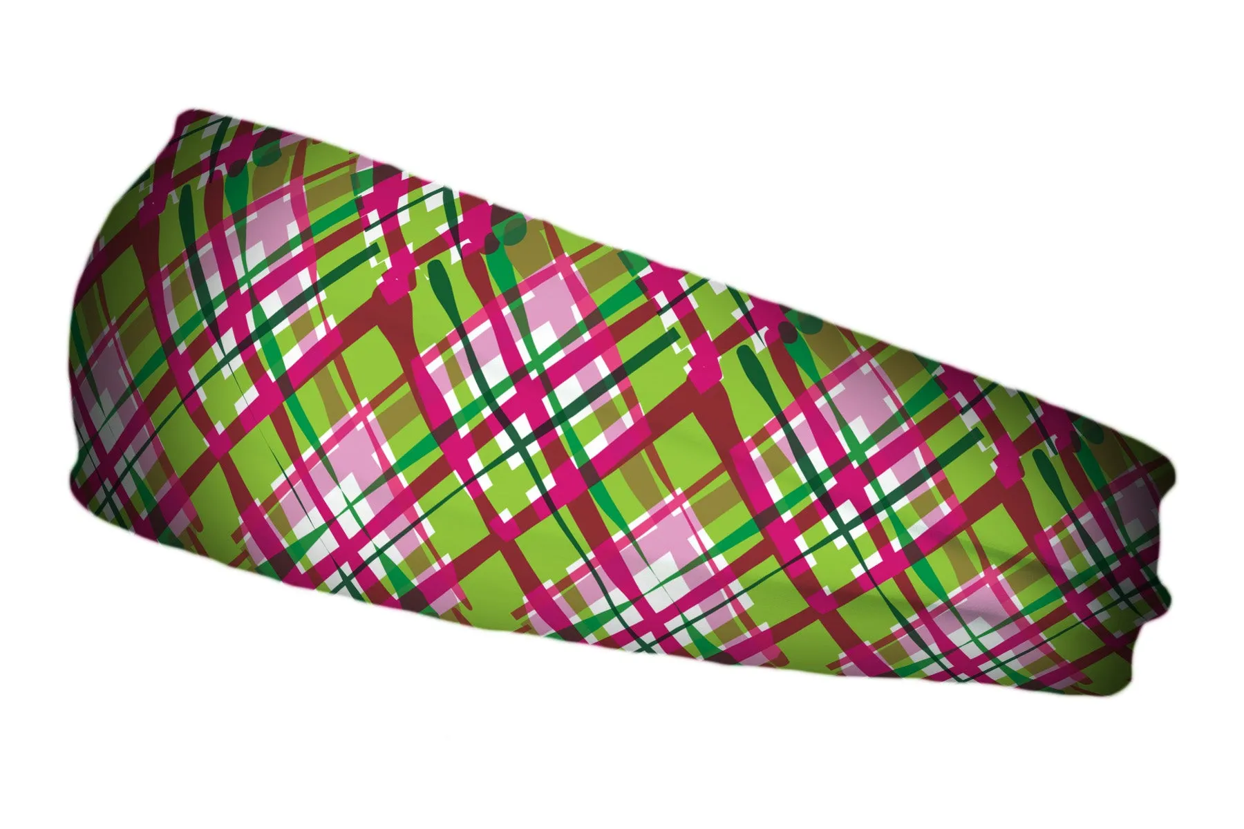 Wacky Plaid Green Pink (SKU 2068 SB)