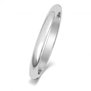 Wedding Band 18K D Shape 2mm-1.15 Wedding  Ring WQ101WL/I