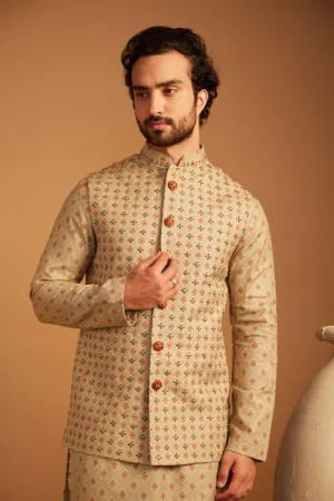 Zaitooni Bandi Kurta Set